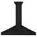 Front. ZLINE - 48 in. Convertible Black Stainless Steel Wall Mount Range Hood With Black Stainless Steel Handle (BSKB4X-48) - Black stainless steel.