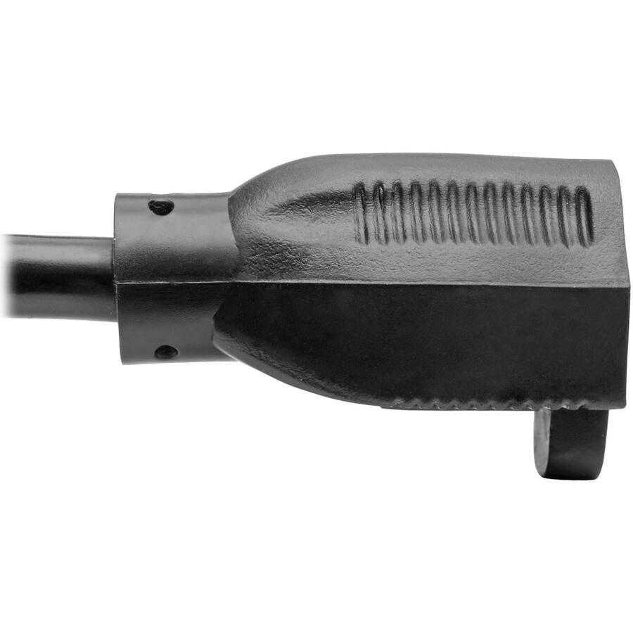 Alt View 3. Tripp Lite - Eaton Tripp Lite Series Power Extension Cord, NEMA 5-15P to NEMA 5-15R - Heavy-Duty, 15A, 120V, 14 AWG, 3 ft. (0.91 m) - Black.