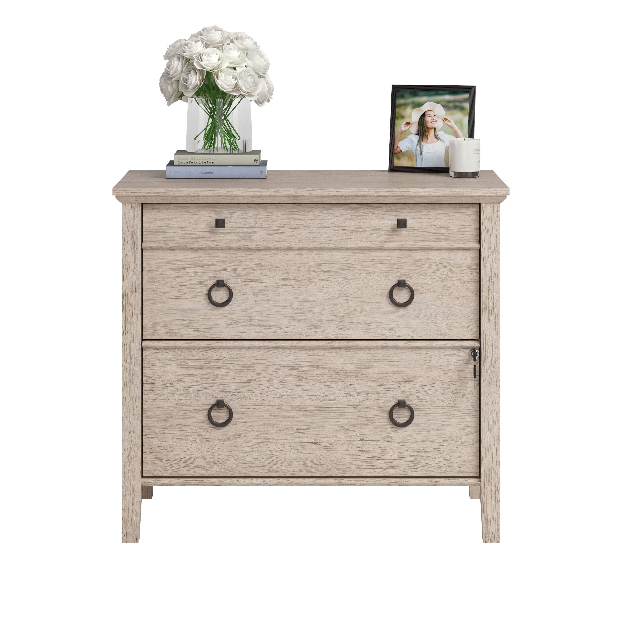 Back. APRILSOUL - Lateral File Brown finish.