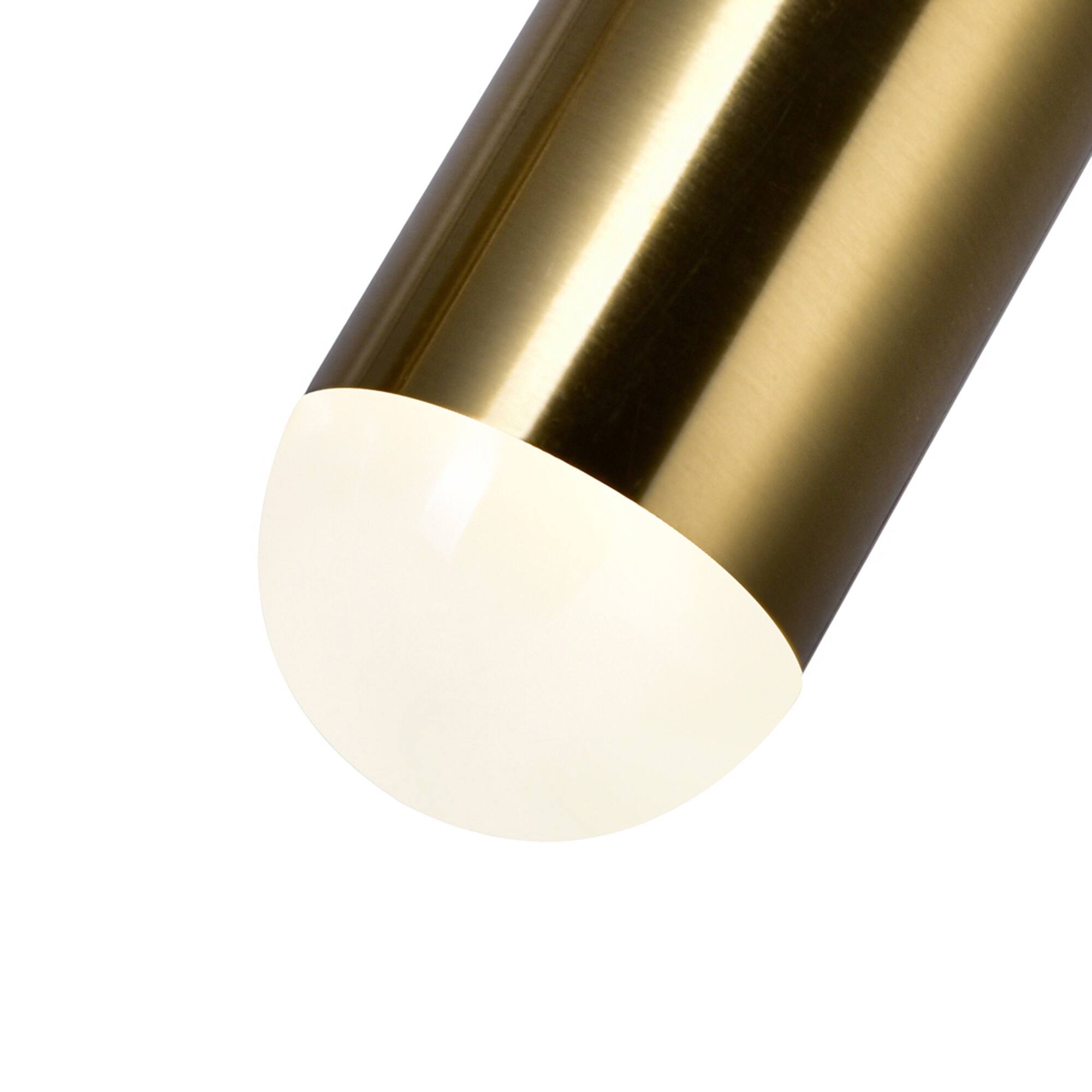 Alt View 1. CWI Lighting - Chime LED Mini Pendant With Brass Finish - Brass.