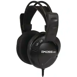 Koss - 194697 Ur20 Full-size Over-ear Headphones - Black