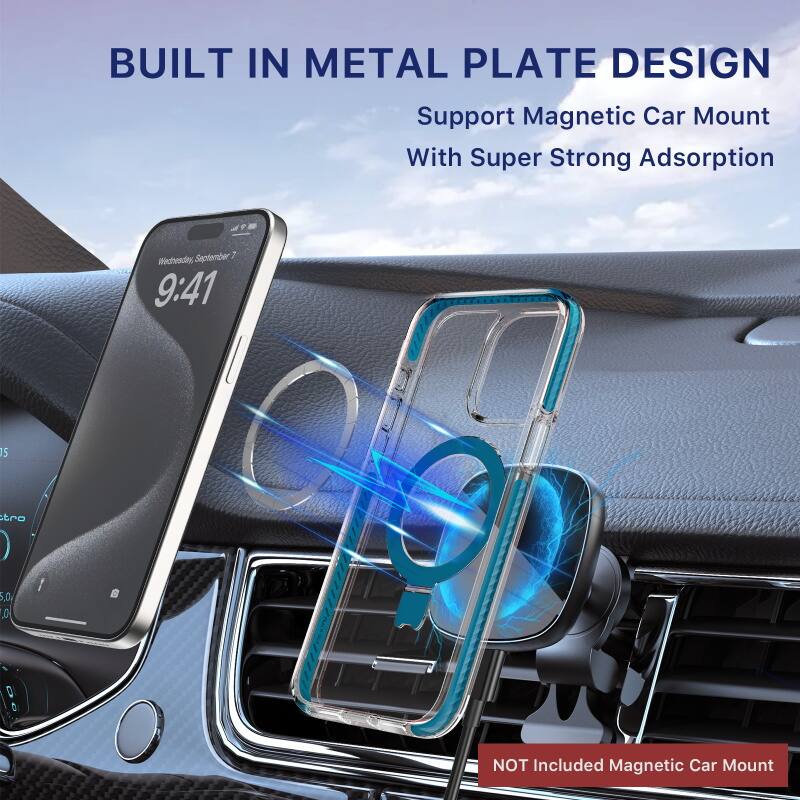 BUILT IN METAL PLATE DESIGN
Support Magnetic Car Mount With Super Strong Adsorption
NOT Included Magnetic Car Mount