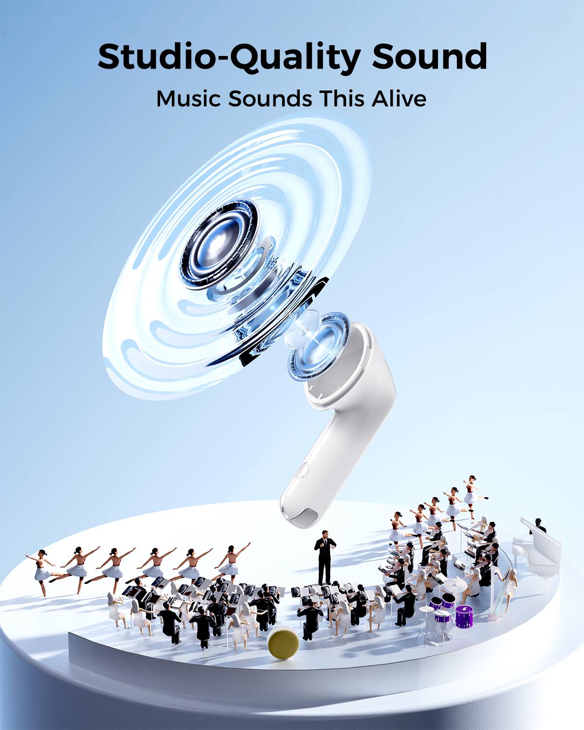 Studio-Quality Sound  
Music Sounds This Alive