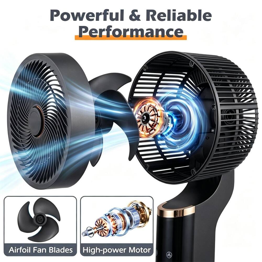 Powerful & Reliable Performance  
Airfoil Fan Blades  
High-power Motor