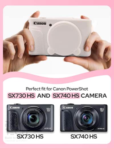 RomeTech Silicone Case for Canon PowerShot SX730 SX740 HS RomeTech Silicone Case for Canon PowerShot SX730 SX740 HS