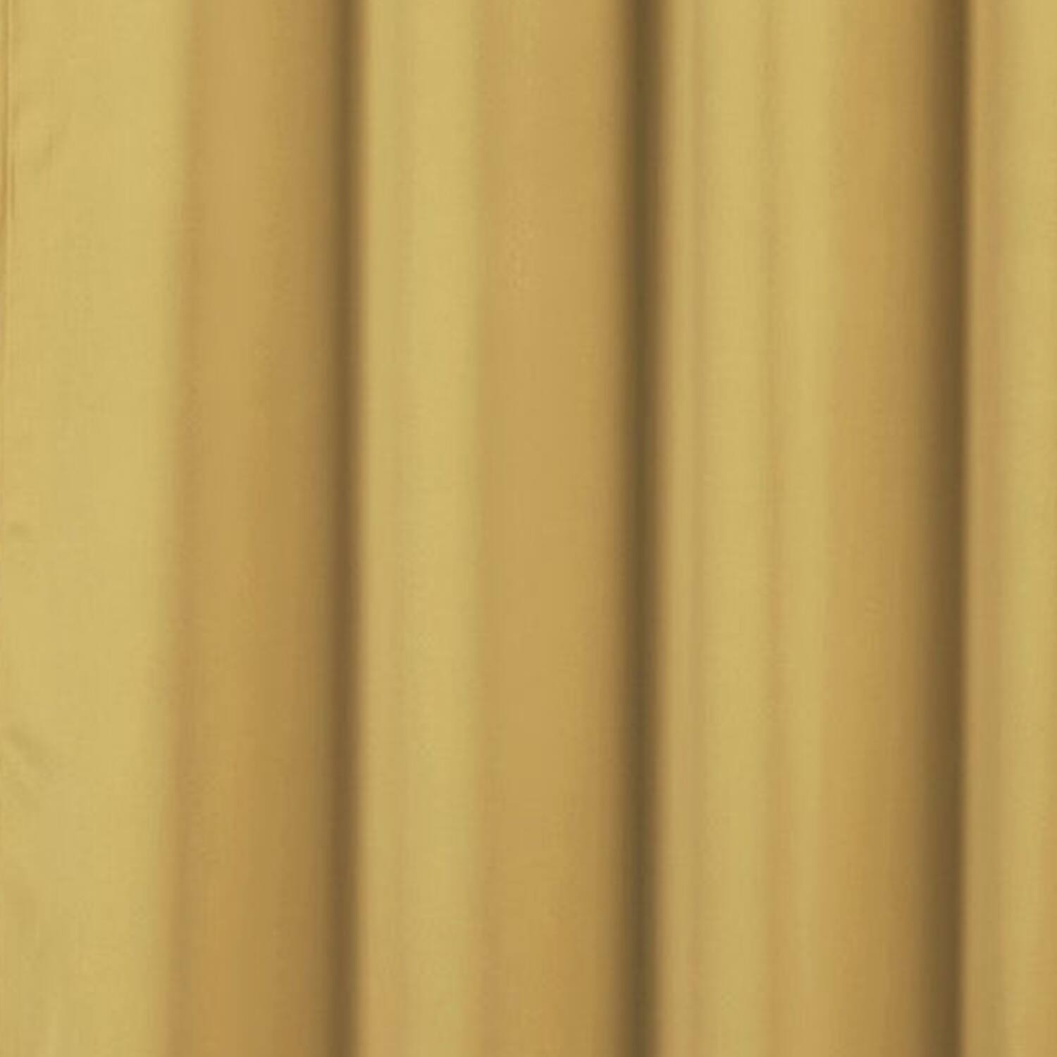 Alt View 1. RT Designers Collection - RT Designers Collection 100% Polyester Twilight Blackout Rod Pocket Curtain Panel 54" x 84" Sesame - Brown.