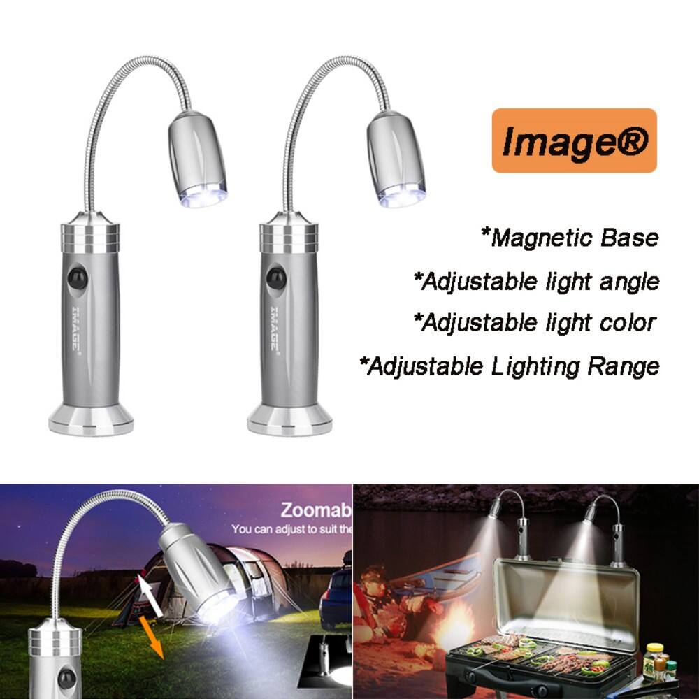 Image R " IMAGE " IMAGE *Magnetic Base *Adjustable light angle *Adjustable light color *Adjustable Lighting Range Zoomable You can adjust to suit the