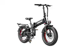 Heybike - Mars 3.0 Foldable E-bike w/ 65 Miles Max Range & 28 MPH Max Speed - Hydraulic Brakes, Torque Sensor & Full Suspension - Black