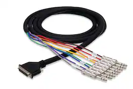HOSA - Balanced Snake, DB25 to 1/4 in. TRS, 3m Misc Cords Cables Headphones