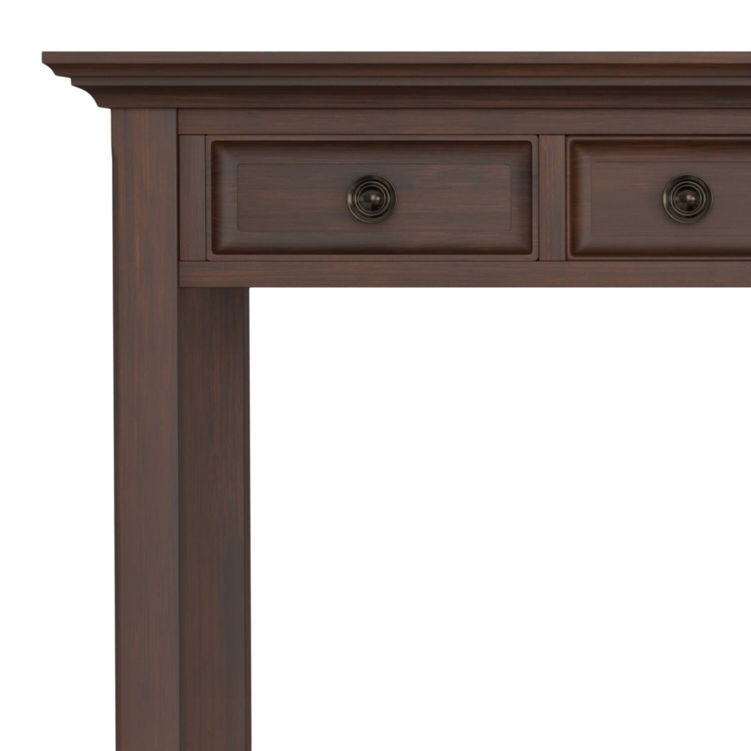Alt View 7. Simpli Home - Amherst SOLID WOOD Transitional 54 inch Wide Desk in Russet Brown - Russet Brown.