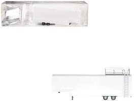 Race Horse Transport Trailer 1/87 (HO) Plastic Model by Promotex - White