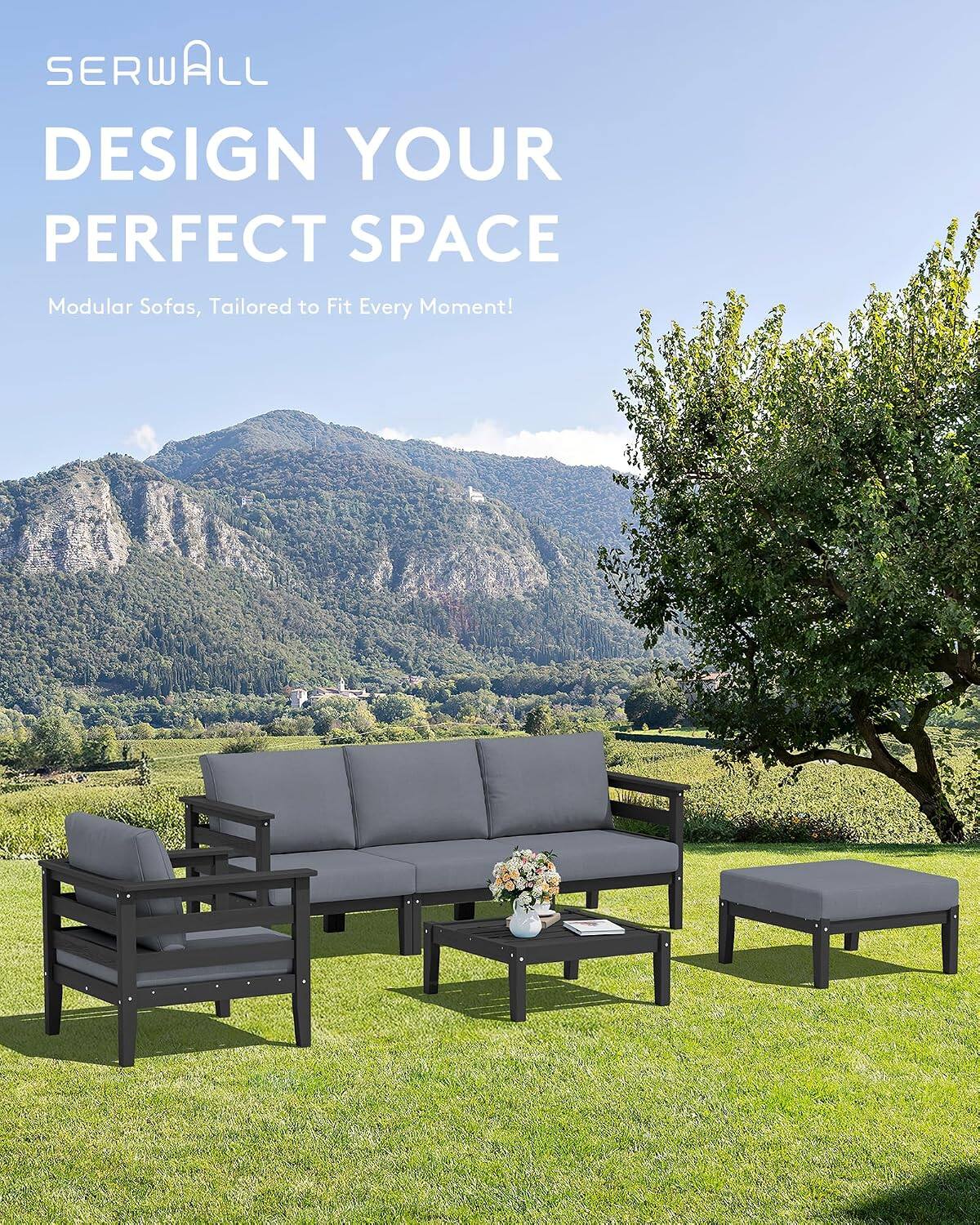 SERWALL  
DESIGN YOUR PERFECT SPACE  
Modular Sofas, Tailored to Fit Every Moment!
