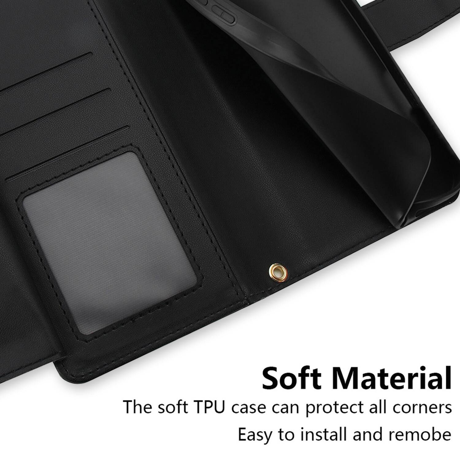 Soft Material  
The soft TPU case can protect all corners  
Easy to install and remove