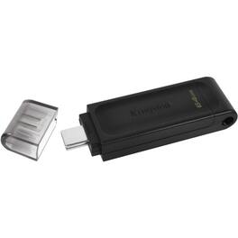 Kingston - DataTraveler 70 USB-C Flash Drive - 64 GB - USB 3.2 (Gen 1) Type C - Black