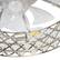 Alt View 6. Breezary - 19-Inch Ceiling Fan with Crystal Cage Shade, 7 Transparent ABS Blades, DC Motor, 6-Speed Remote Control, Timer, E26 Base - Satin Nickel.