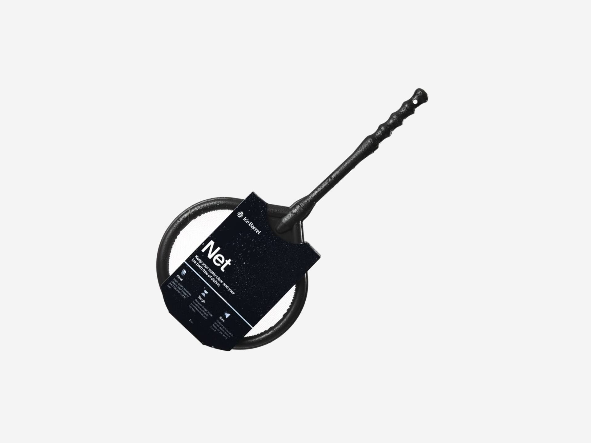 Ice Barrel ice chest, keep your ice cold and your drinks clear of debris. Net your free water - eel of debris.