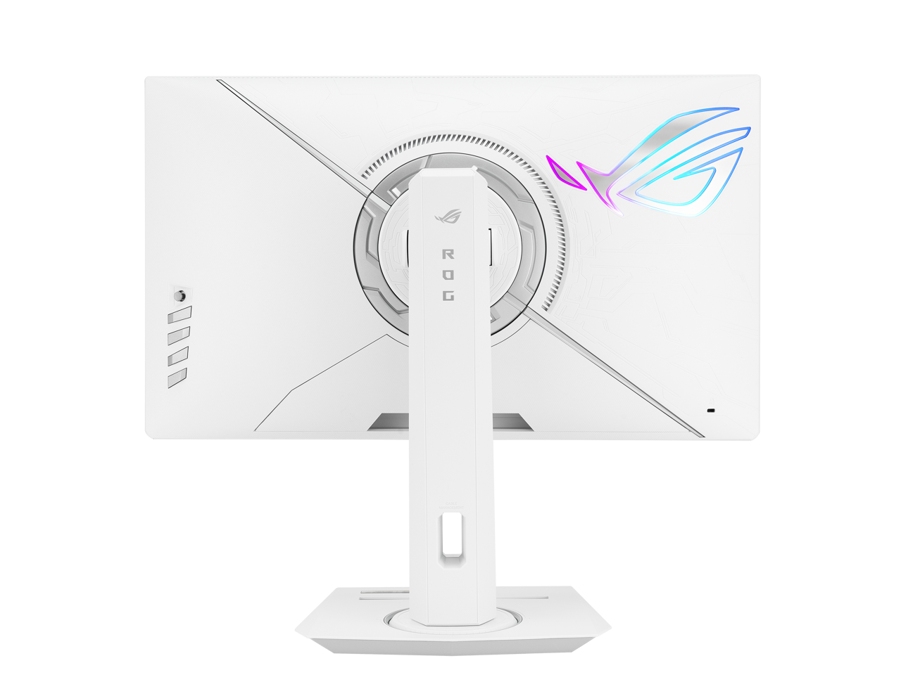 Alt View 5. ASUS - ASUS ROG Strix 24" 380Hz IPS 1ms FreeSync/G-SYNC HDR400 White Monitor w/ Adjustable Stand XG259QNG-W - White.