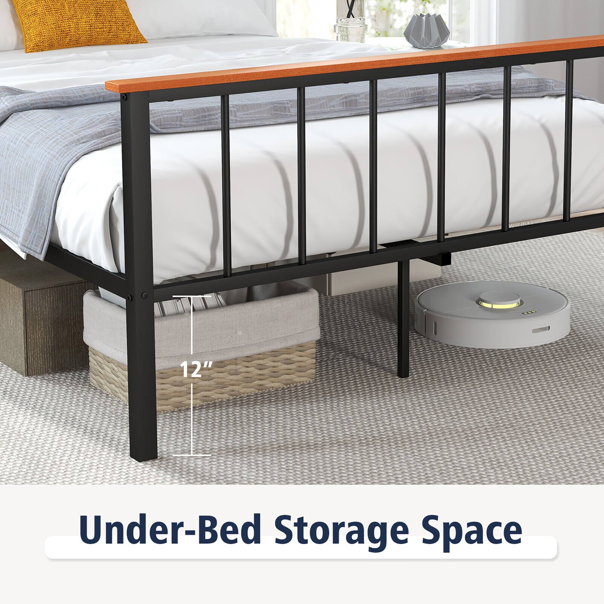 Under-Bed Storage Space

12"