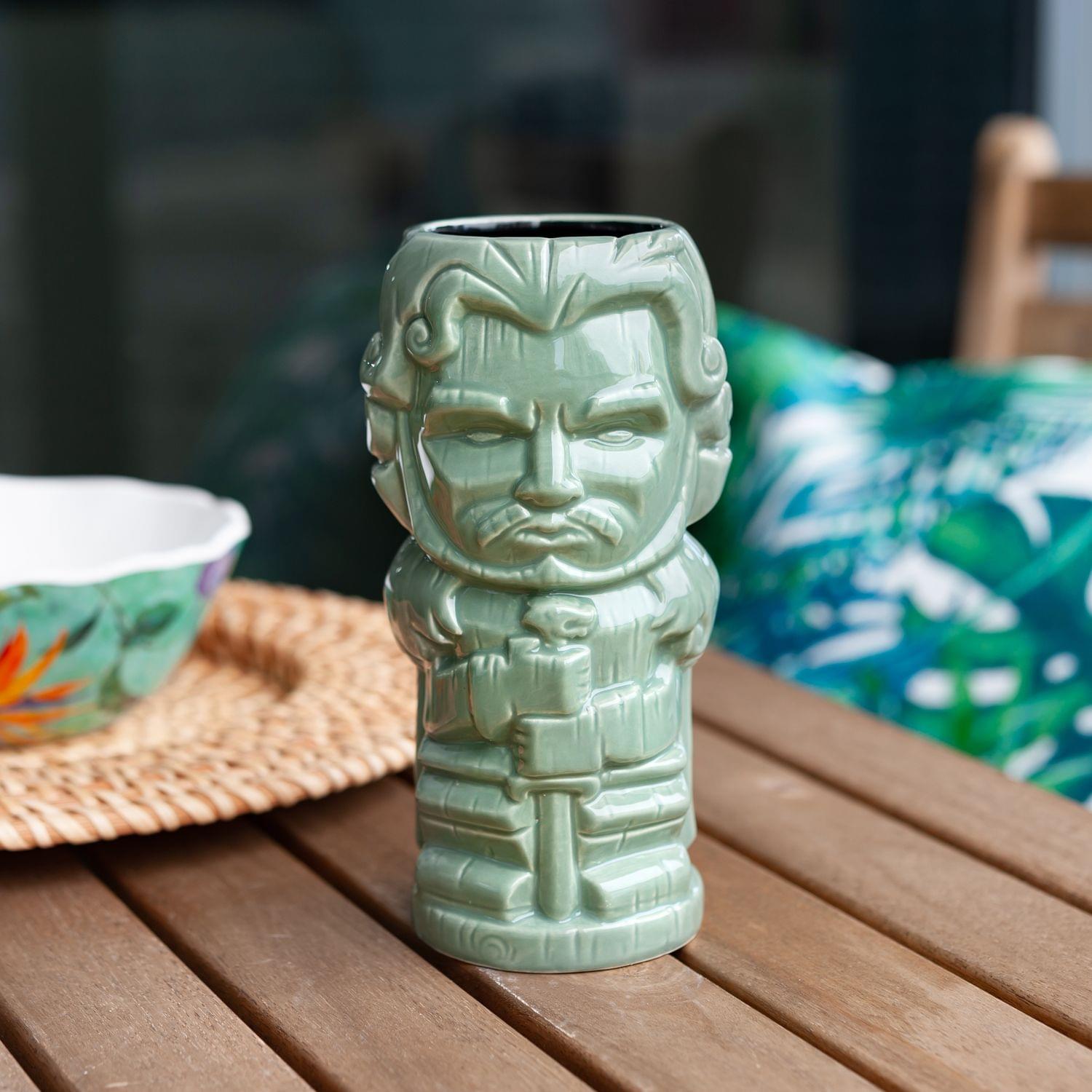Alt View 3. Game of Thrones - Geeki Tikis Game Of Thrones Jon Snow Ceramic Tiki Mug | Holds 17 Ounces - Green.