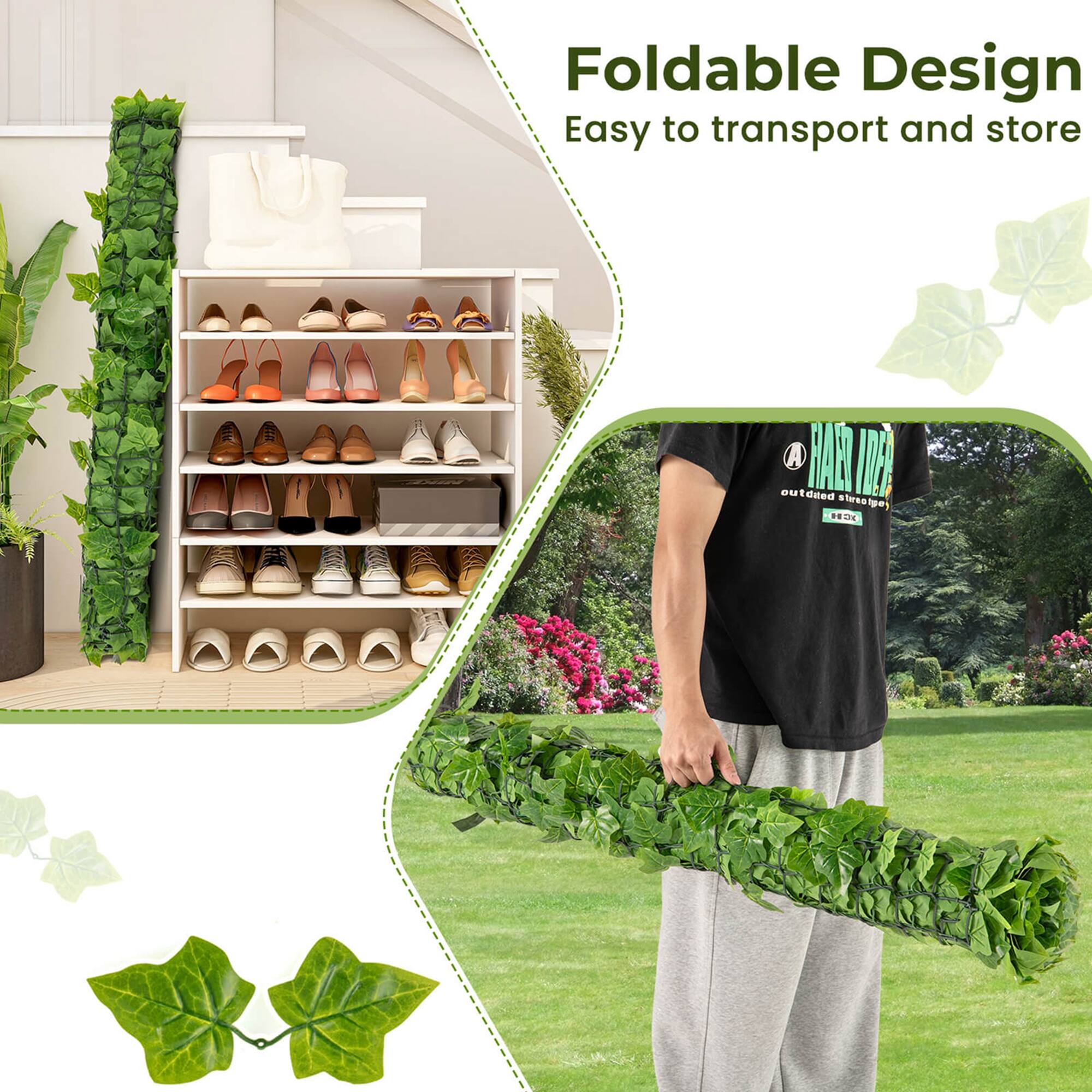 Foldable Design  
Easy to transport and store