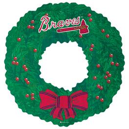 Fan Creations - Atlanta Braves 16'' Team Wreath Sign - Green