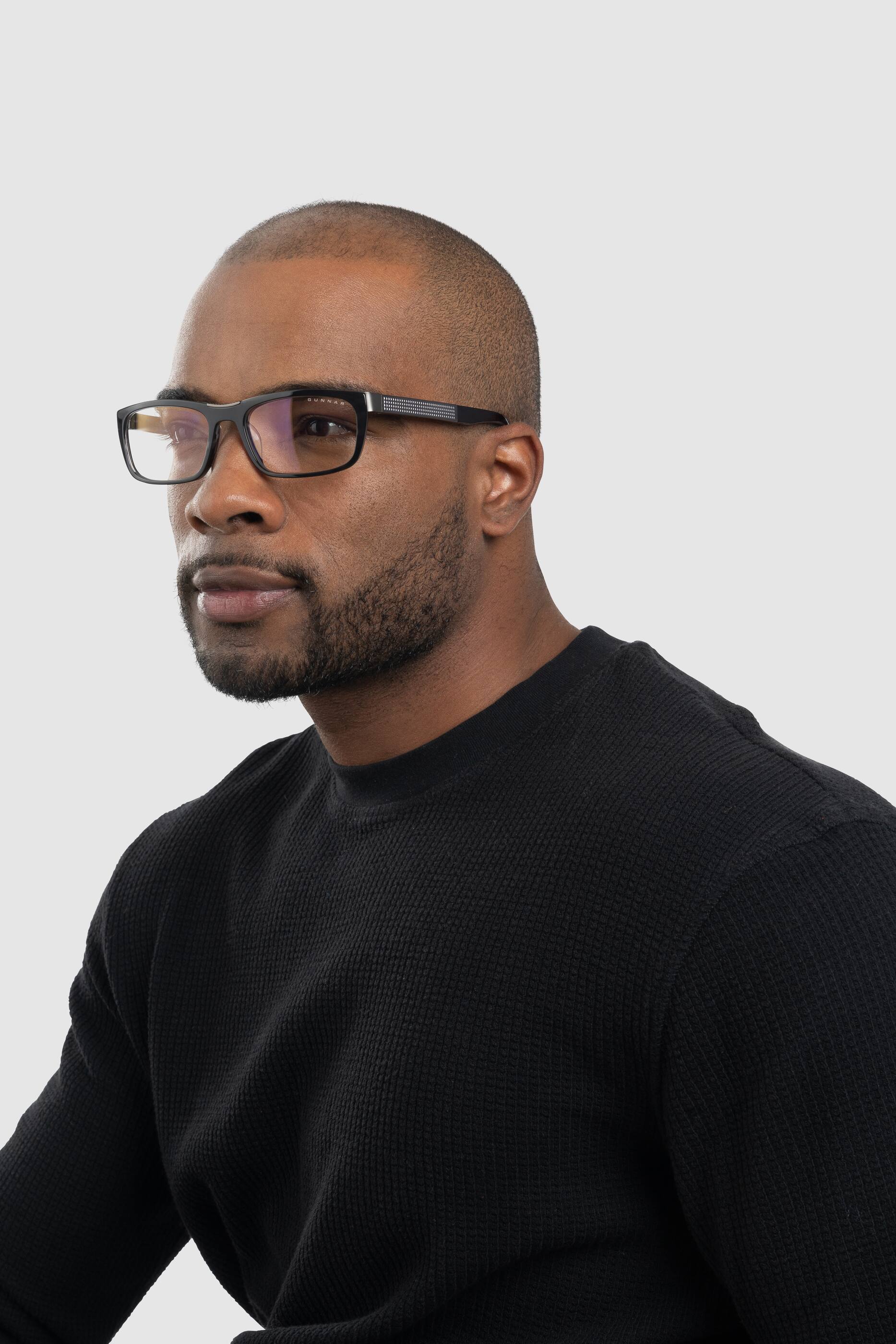 Alt View 4. GUNNAR - Tahoe Computer Glasses with Blue Light Reduction, Clear Pro Mineral Lenses - Slate.