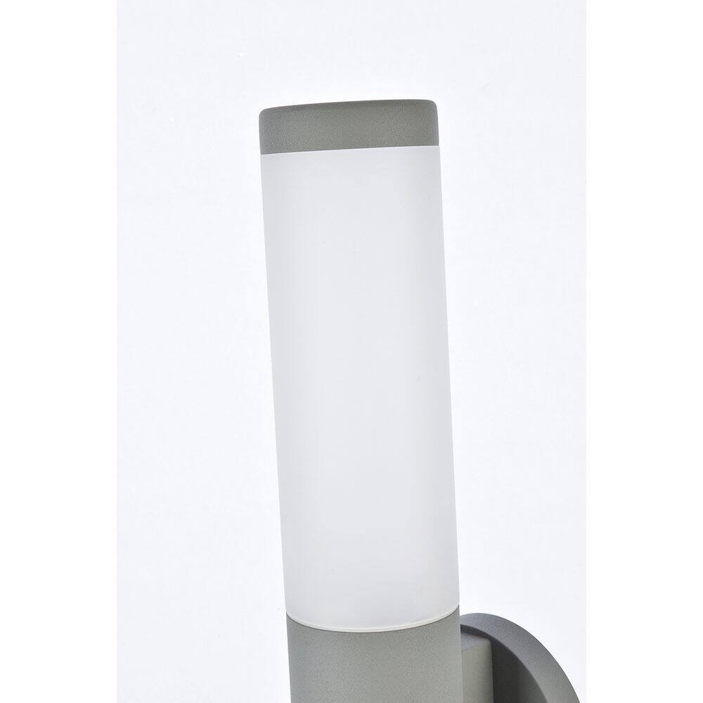 Alt View 1. Living District - Raine Integrated Led Wall Sconce In Silver - Silver.
