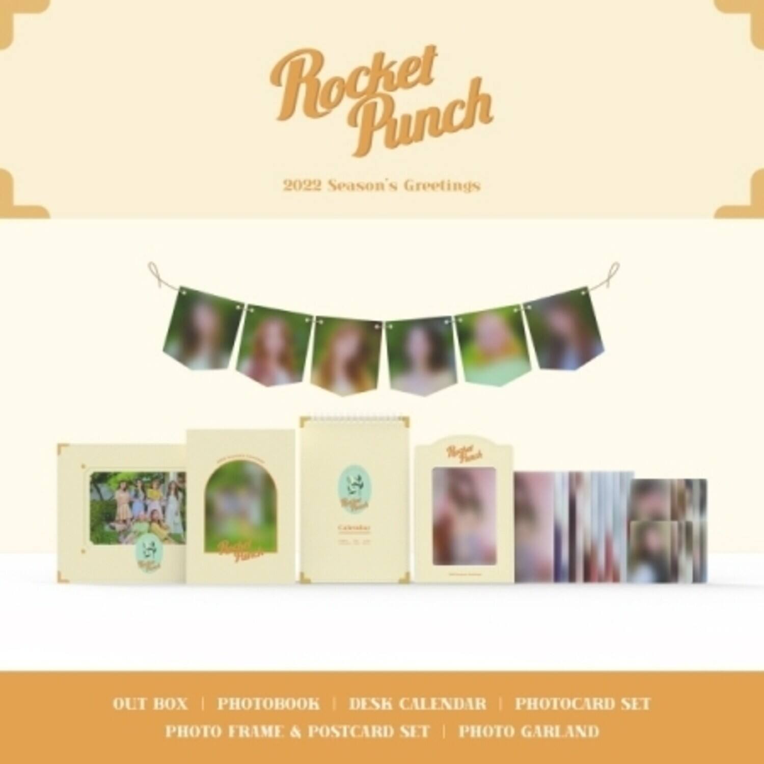 2022 Season's Greetings (incl. 68pg Photobook, 28pg Desk Calendar, 12pc Photocard Set, Photo Frame & 12pc- COLLECTABLES
