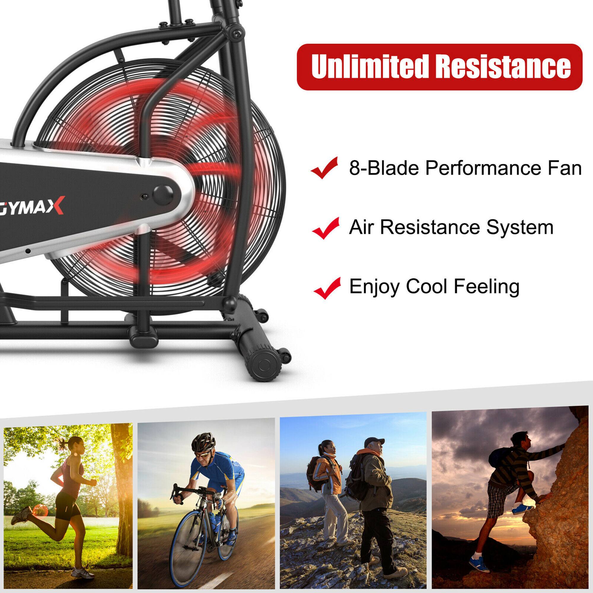 Unlimited Resistance

- 8-Blade Performance Fan
- Air Resistance System
- Enjoy Cool Feeling