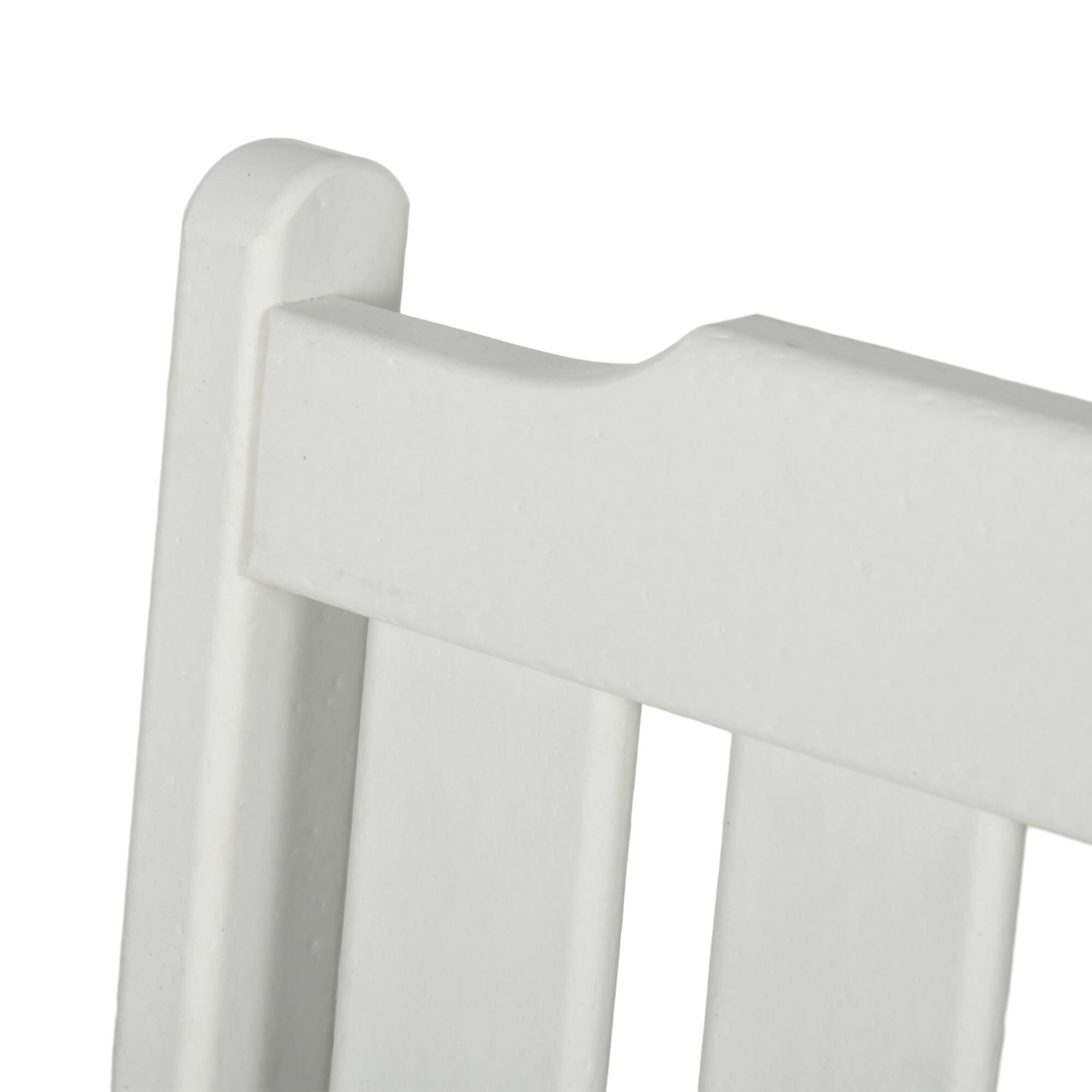 Alt View 5. Outsunny - Outsunny All-Weather Patio Chair, HDPE Patio Dining Chair, Heavy Duty Wood-Like Outdoor Furniture - Teak.