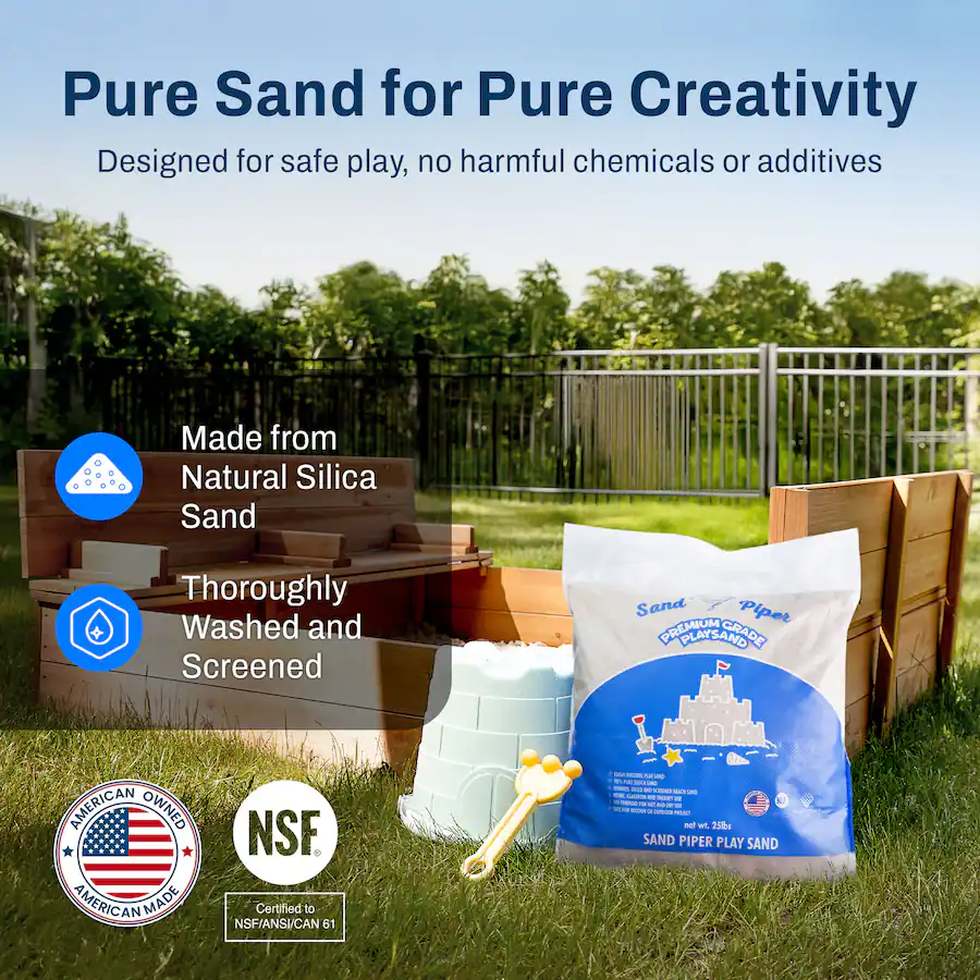 Using Sand SandPiper 25Lb Premium Grade Multi Use Play Sand w/Chemical Free ...