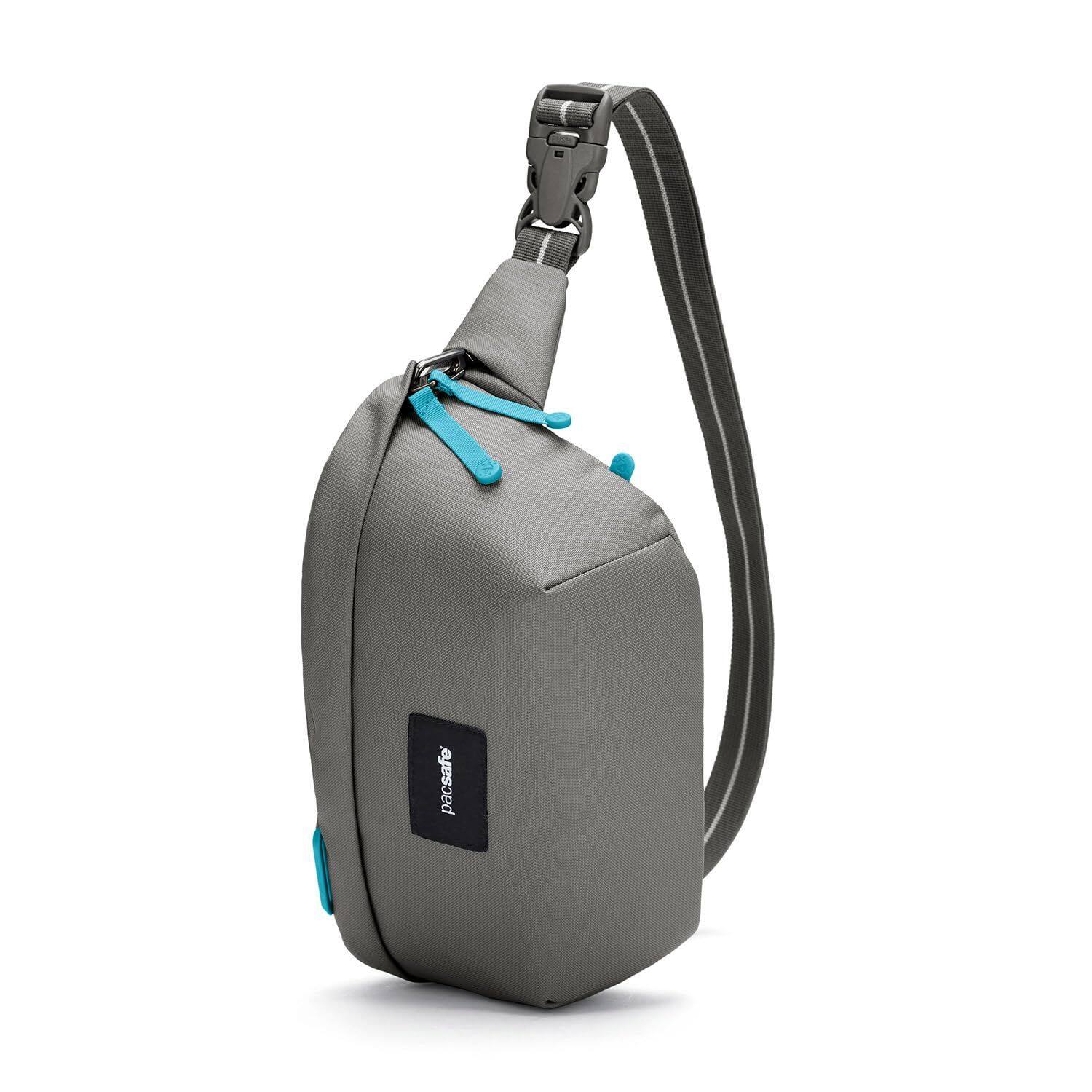 Left. Pacsafe - Go Anti Theft Sling Pack, Stone - Stone.