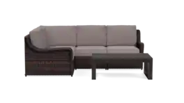 Yardbird® - Waverly Outdoor Small Sectional Set - Shale