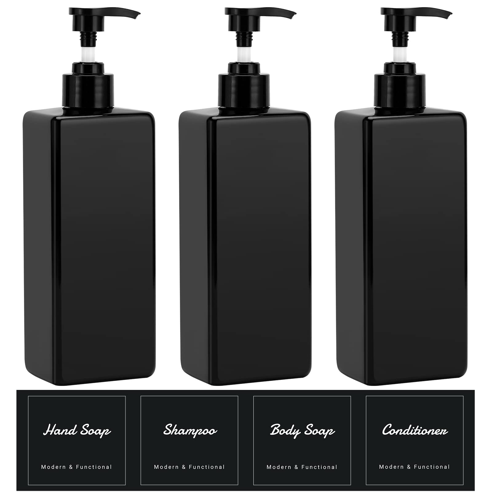 Black With Label-500ml/3pc
