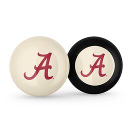 Imperial - Alabama Crimson Tide Logo Cue Ball & 8 Ball Combo Set - White