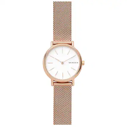 Front. Skagen - Skagen Women's Signatur White Dial Watch - SKW2694 - White.