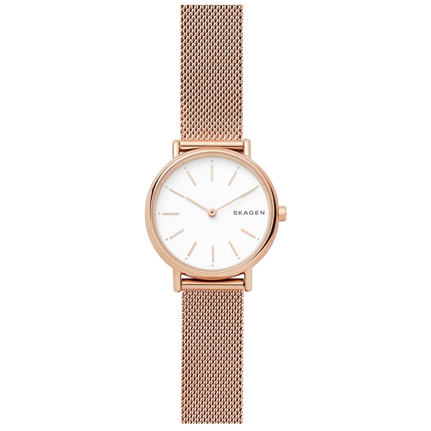 Front. Skagen - Skagen Women's Signatur White Dial Watch - SKW2694 - White.