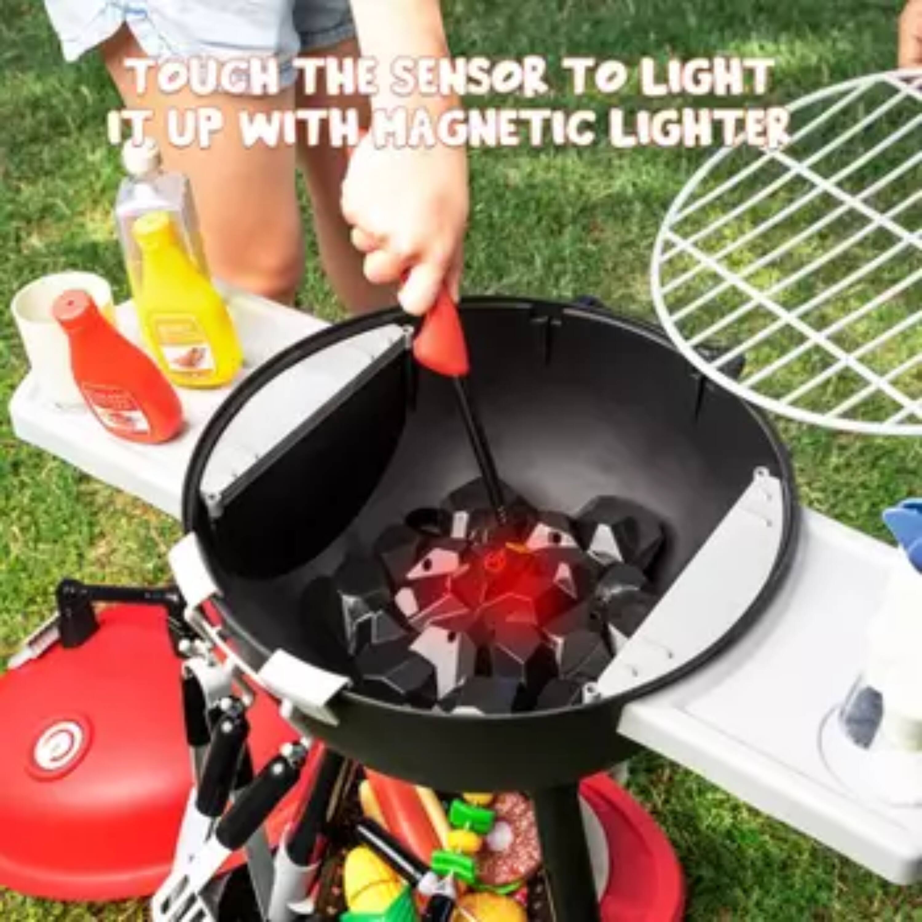 TOUCH THE SENSOR TO LIGHT IT UP WITH MAGNETIC LIGHTER