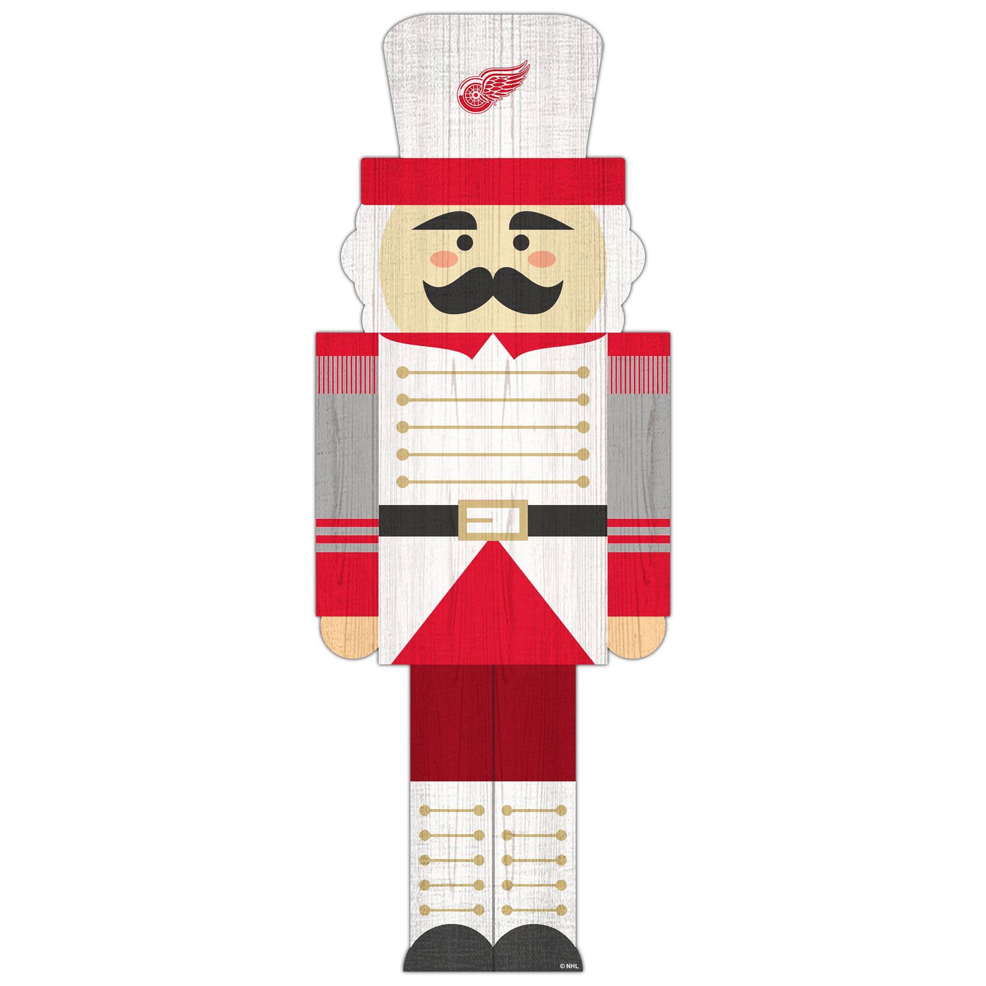 Detroit Red Wings 31'' Nutcracker Leaner
