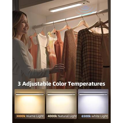 3 Adjustable Color Temperatures
3000k Warm Light
4000k Natural Light
6500k White Light