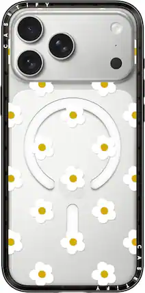 Front. CASETiFY - Compact Case MagSafe Compatible for Apple iPhone 18 Pro Max and 17 Pro Max Devices - Ditsy Daisies.