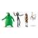 Front. TCG Toys - FleXfigs: Nightmare Before Christmas - 4 Character Pack - Ages 3+.