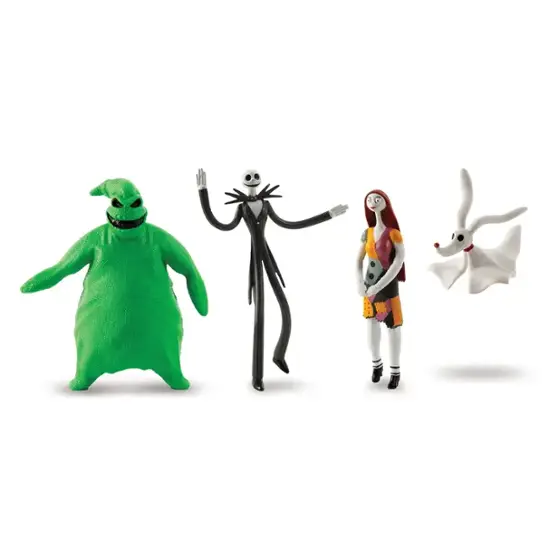 TCG Toys FleXfigs Nightmare Before Christmas 4 Character Pack Ages 3 G0686141550521 Best Buy