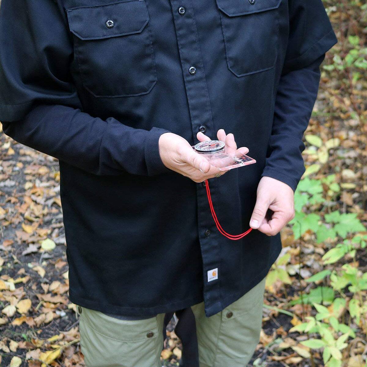 Alt View 2. Coghlan’s - Coghlan's Map Compass, See-Through Base and Rotating Housing, Survival Emergency - Black.