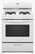 Front. Amana - 5.1 Cu. Ft. Freestanding Gas Range - White.