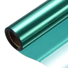 Unique Bargains - PVC Privacy Window Film, One-Way Mirror Reflective Heat Control Static Cling 15.7x9.8ft - Green Silver