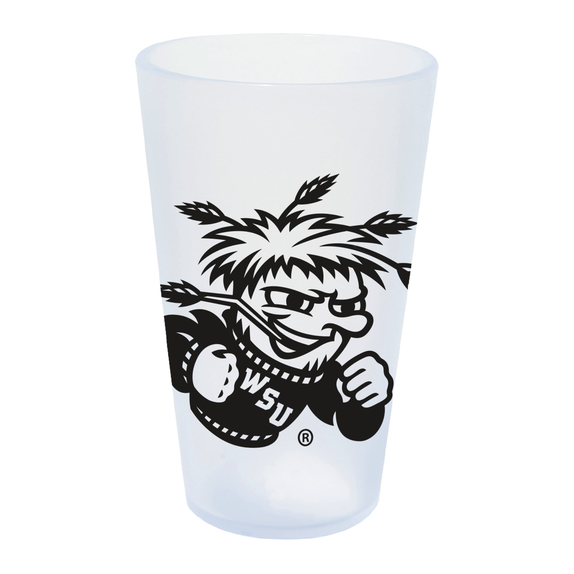 Front. WinCraft - Wichita State Shockers 16oz. Icicle Silicone Pint Glass - Multicolor.