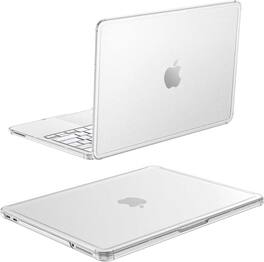 Fintie - Case for MacBook Neo 13 Inch A3404 2026, Anti-Crack Bumper, Ultra-Thin, Anti-Fingerprint, Protective Matte Cover - Clear