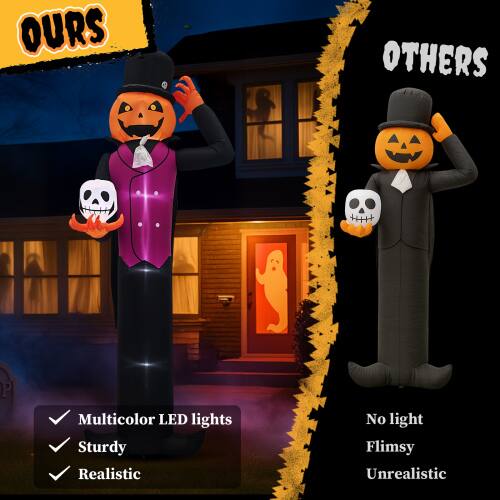 OURS
OTHERS

P

Multicolor LED lights
Sturdy
Realistic

No light
Flimsy
Unrealistic