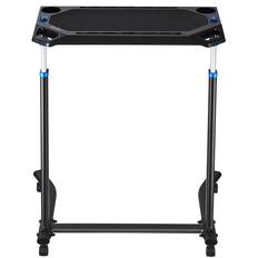 Front. VEVOR - Cycling Desk, Mobile Foldable Multi-Functional Bike Trainer & Treadmill Desk with Lockable Wheels - Black.